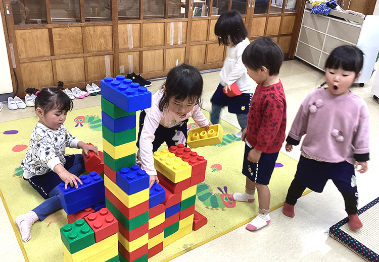 大きなブロックで